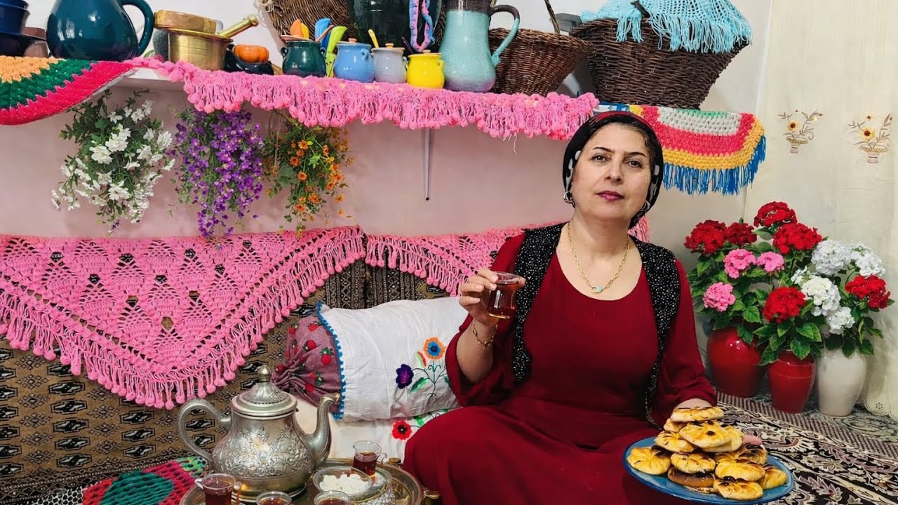 Snowy Day in My Garden House | Traditional Kurdish Baking & Slow Rural Life