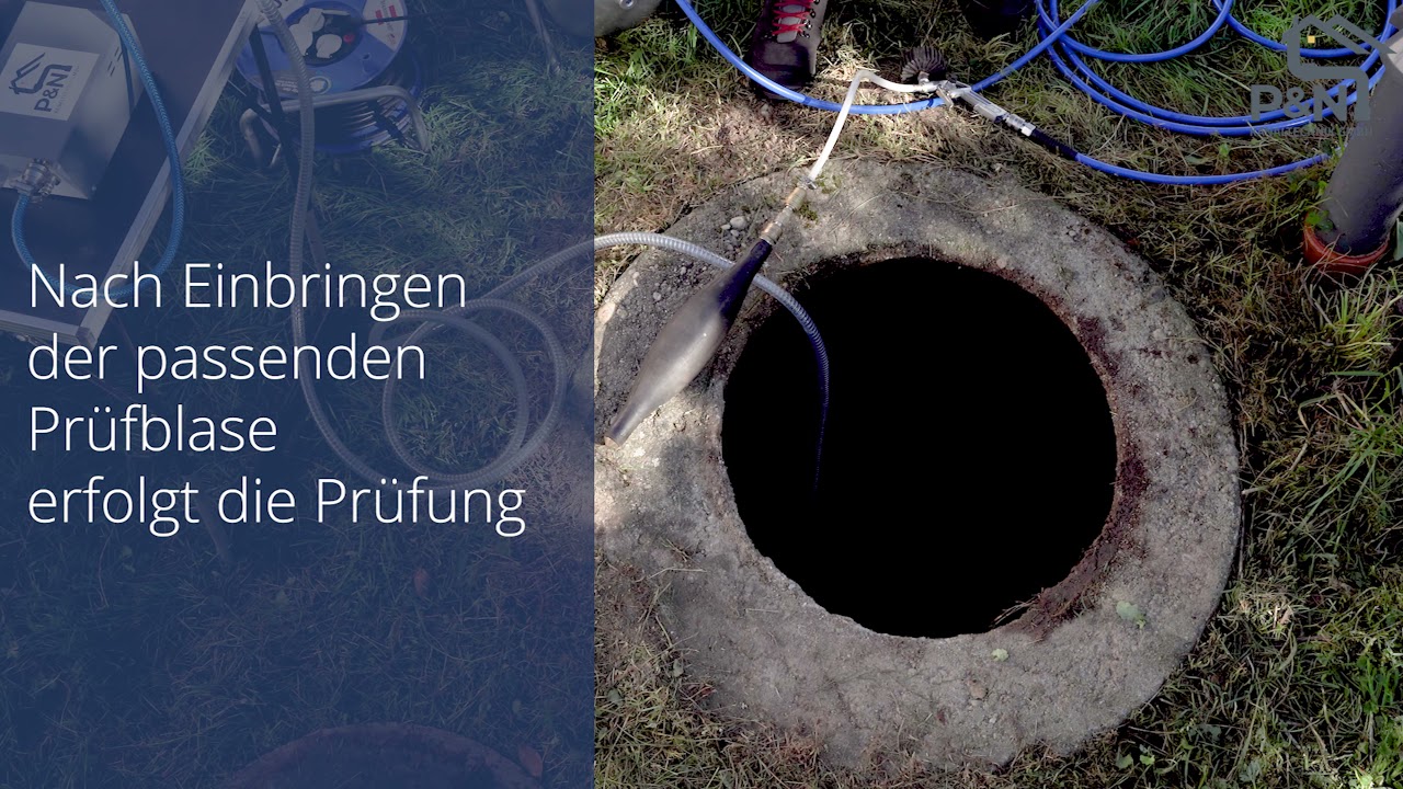 So funktioniert eine Dichtheitspr&uuml;fung einer Abwasserleitung nach DIN EN 1610