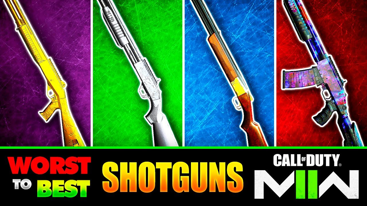 Modern Warfare 2 Shotguns Ranked WORST to BEST!