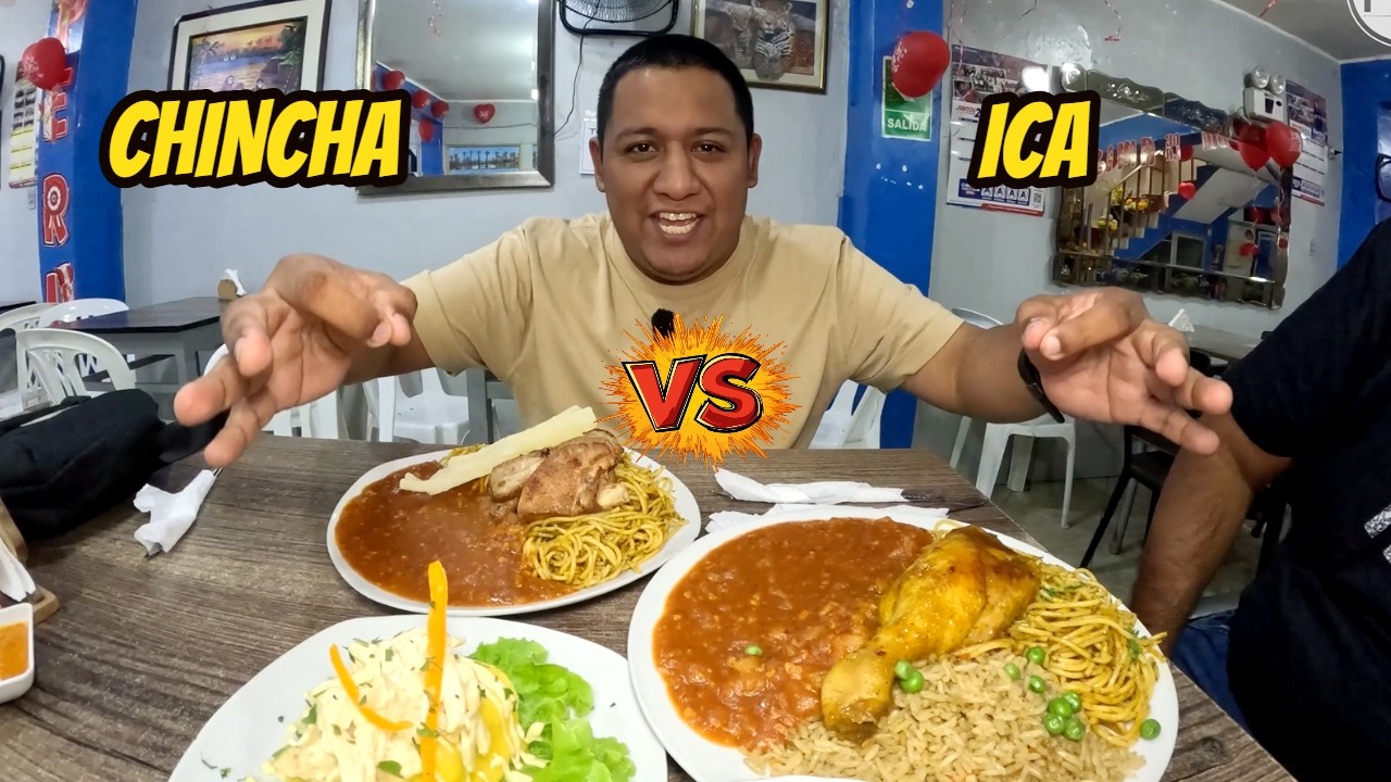CHINCHA vs ICA 😱 ¿Quién tiene la MEJOR Sopa Seca con Carapulcra? Me sorprendí…