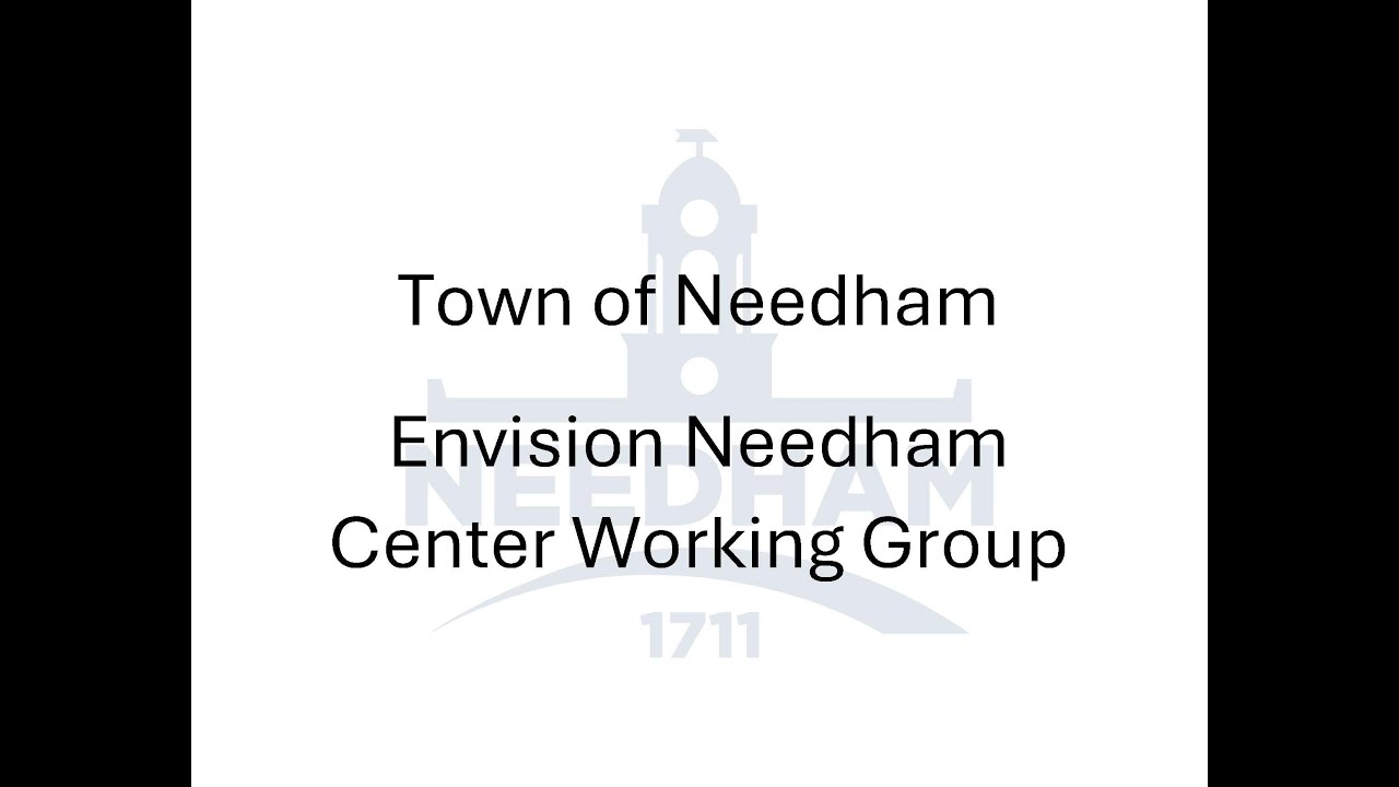Envision Needham Center Working Group 01/21/2026