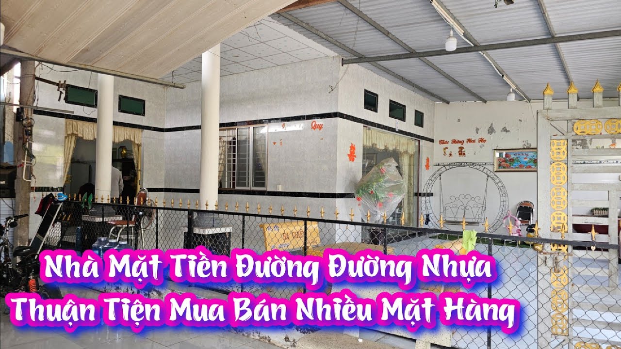 TẬP 2538:Nhà Mặt Tiền Đường Nhựa,Thuận Tiện Mua Bán Nhiều Mặt Hàng,Giá:1,4Tỷ