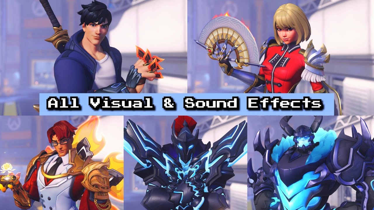 ALL Overwatch Solo Leveling Skins Visual & Sound Effects | Overwatch x Solo Leveling