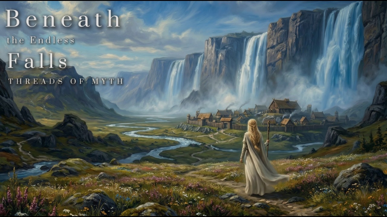 Beneath the Endless Falls  Peaceful Fantasy Ambience  Relaxing Music [No Ads]