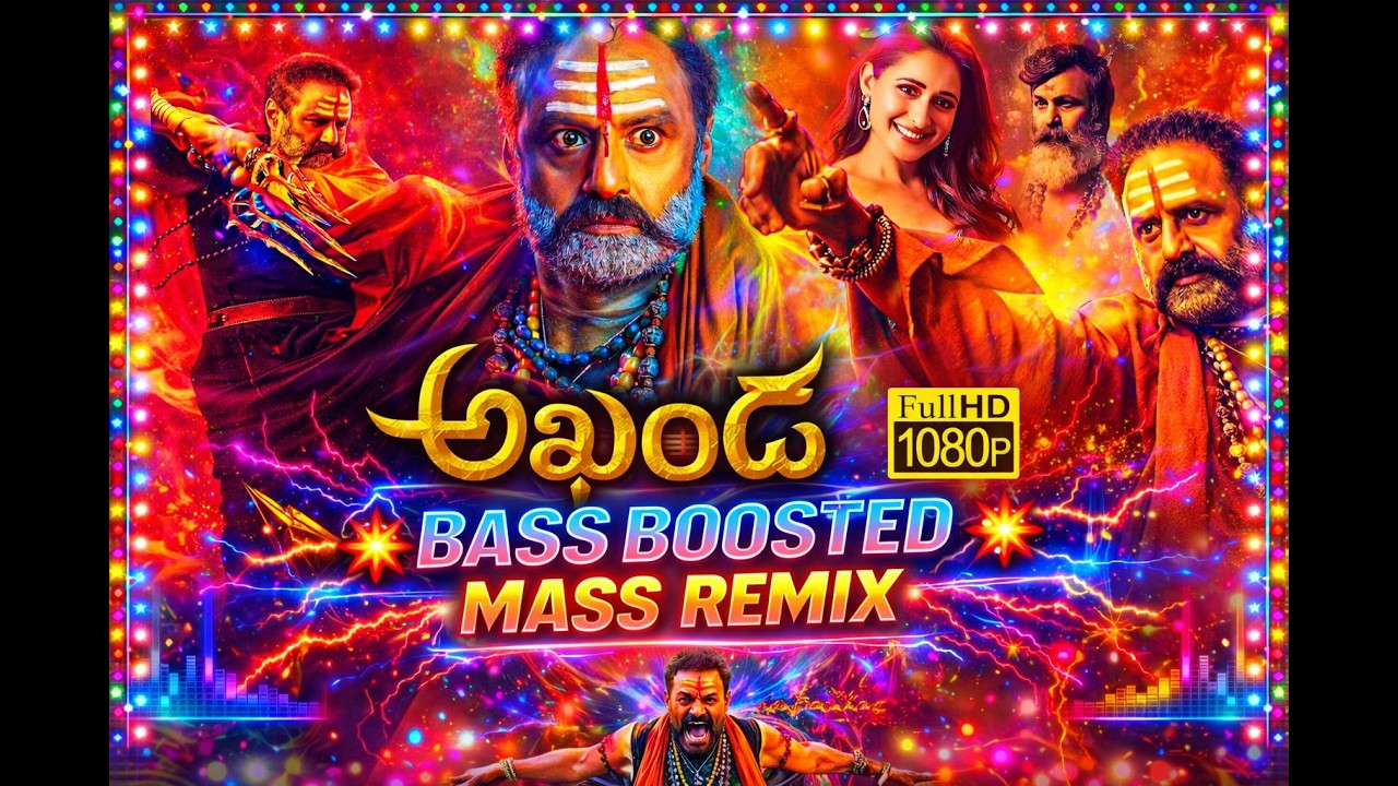 AKHANDA 🔱 ULTRA BASS BOOSTED MASS REMIX 💥 | Nandamuri Balakrishna | Telugu Mass BGM | 4K