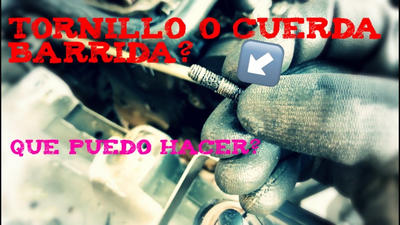 COMO PONER UN TORNILLO BARRIDO!