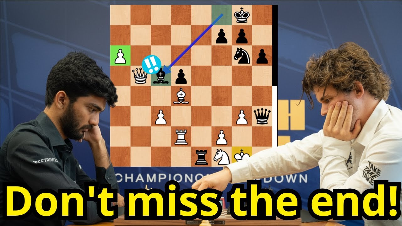 🎦 Gukesh (World Champion) vs Magnus Carlsen (World no.1)