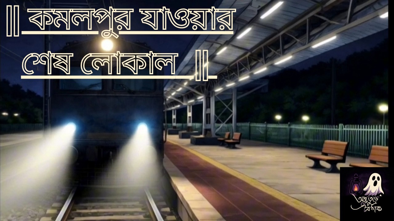 কমলপুর যাওয়ার শেষ লোকাল |।  গ্রাম বাংলার ভূতের গল্প।| Bhuter Cartoon | Bengali Animation Story
