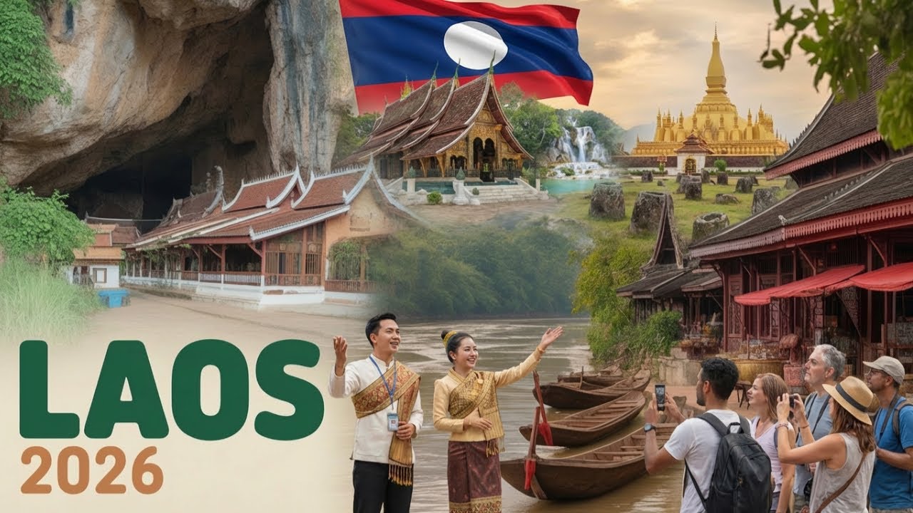 Чудеса Лаоса | Буддийские храмы, водопады и уличная еда #phvisitor #laos