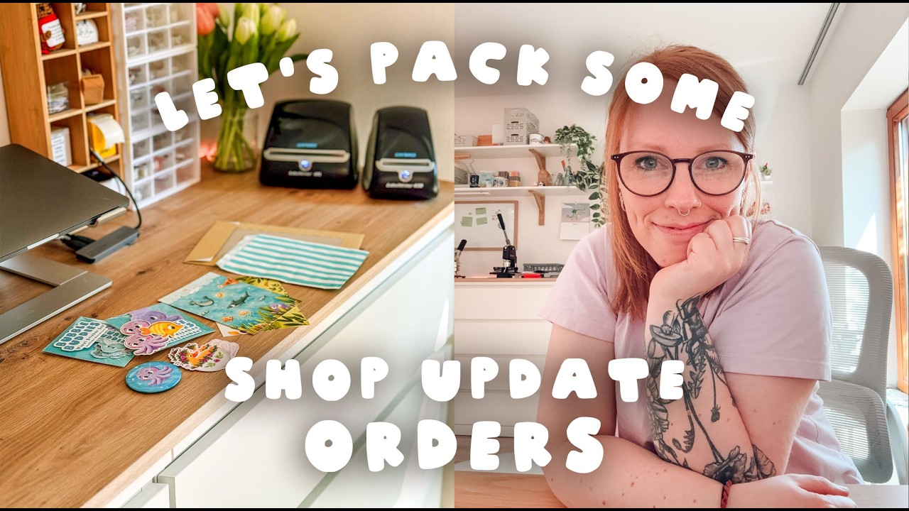 Shop Update Order Packing ✿ Shop Update Diaries