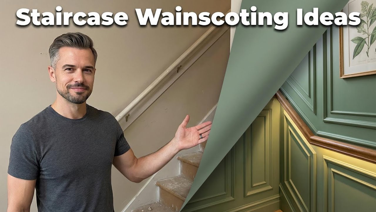 Top 10 Staircase Wainscoting Ideas