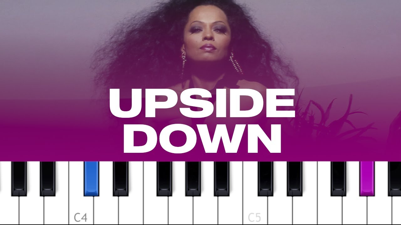 Diana Ross - Upside Down (piano tutorial)