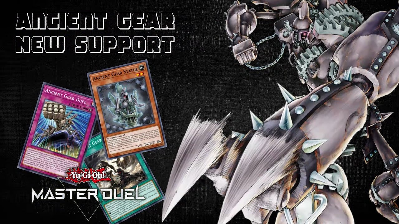 New Support!! Ancient Gear becomes more consistent in performing OTK | Yu-Gi-Oh! Master Duel