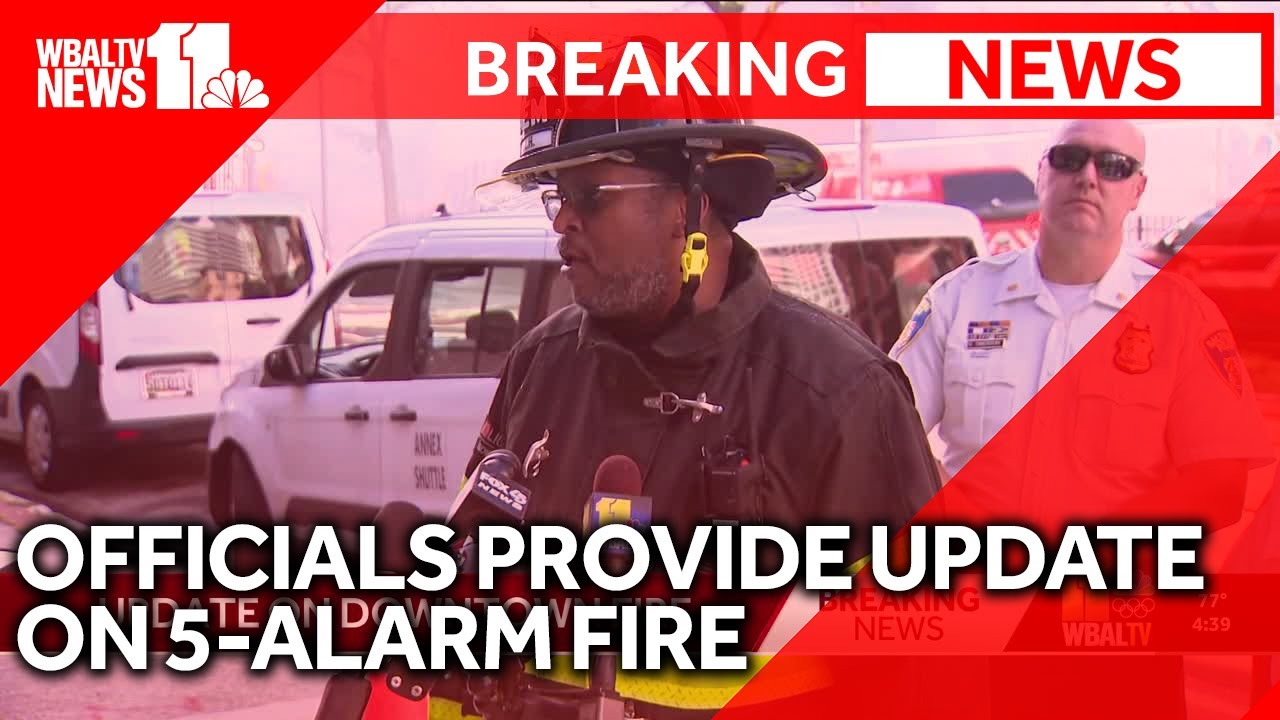 Official provides update on 5-alarm fire
