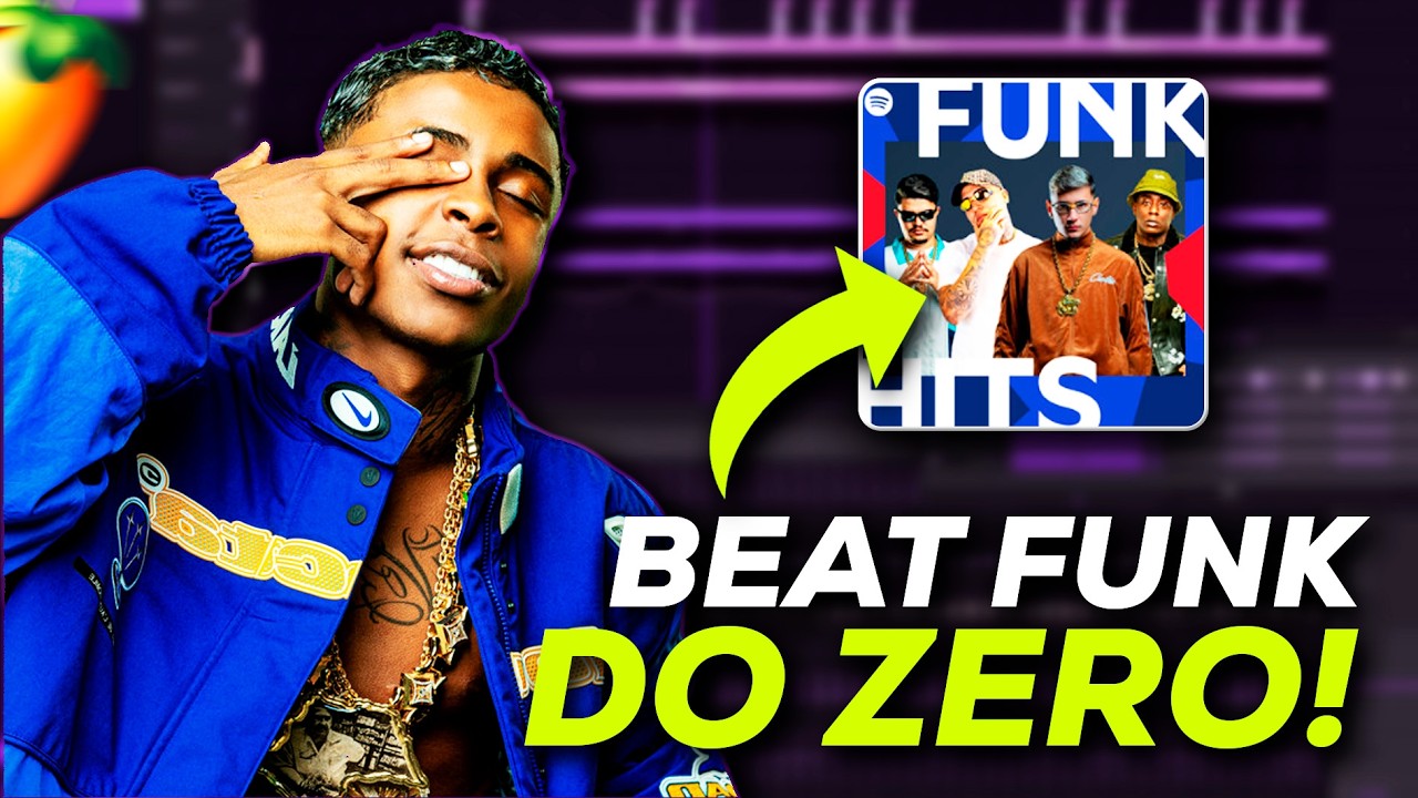 Como fazer um BEAT DE FUNK totalmente DO ZERO (Estilo Meno K)