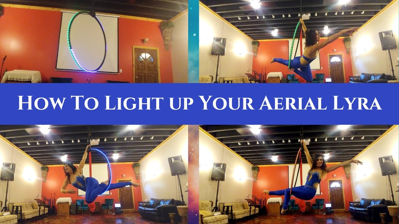 DIY - How to Light Up your Aerial Lyra Hoop - LED Light your Aerial Lyra