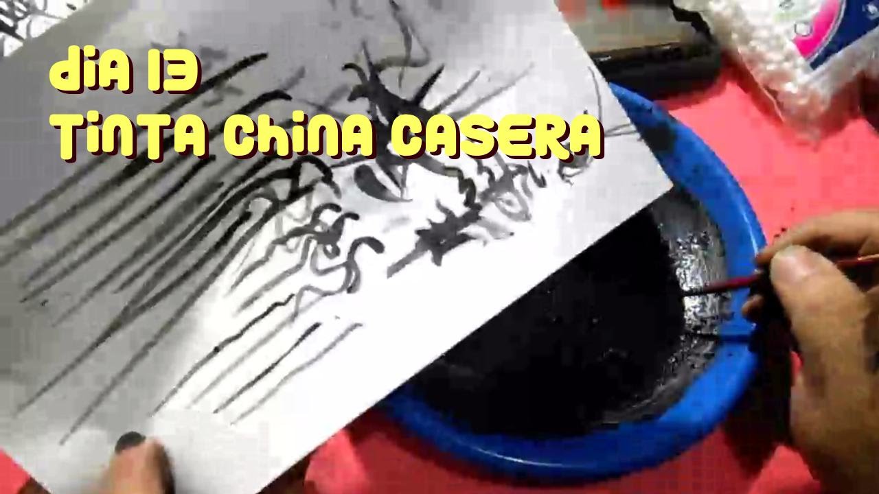 Tinta China Casera (Tutorial)