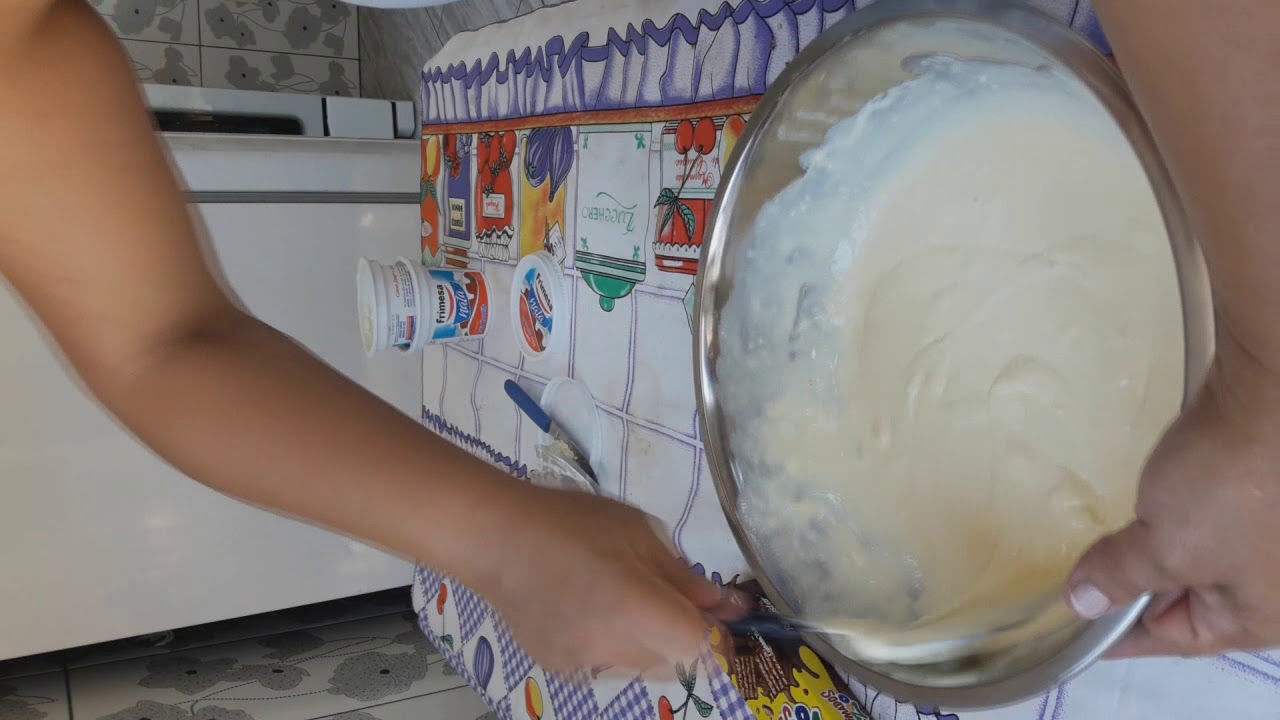 torta de nata com bis