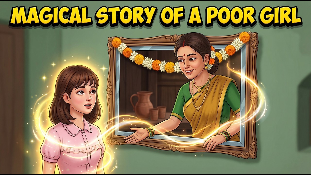 Magical Story of A Poor Girl | Moral Stories | Cartoon | English Story | learn English | Motivation