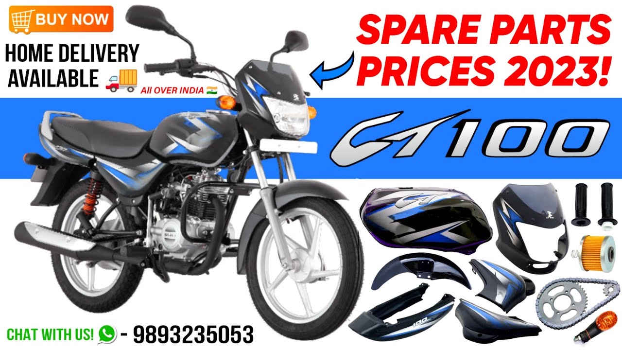 Bajaj CT 100 Spare Parts Price || CT-100 Spare Parts Price ✅ || Bajaj Spare Parts || 🚚 👉 9893235053!