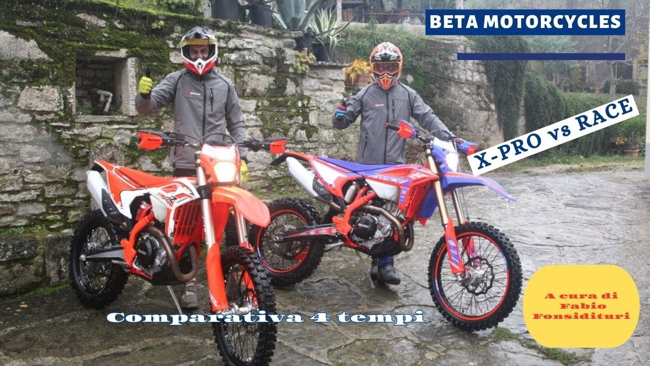 Comparativa BETA 350   X-PRO vs RACE