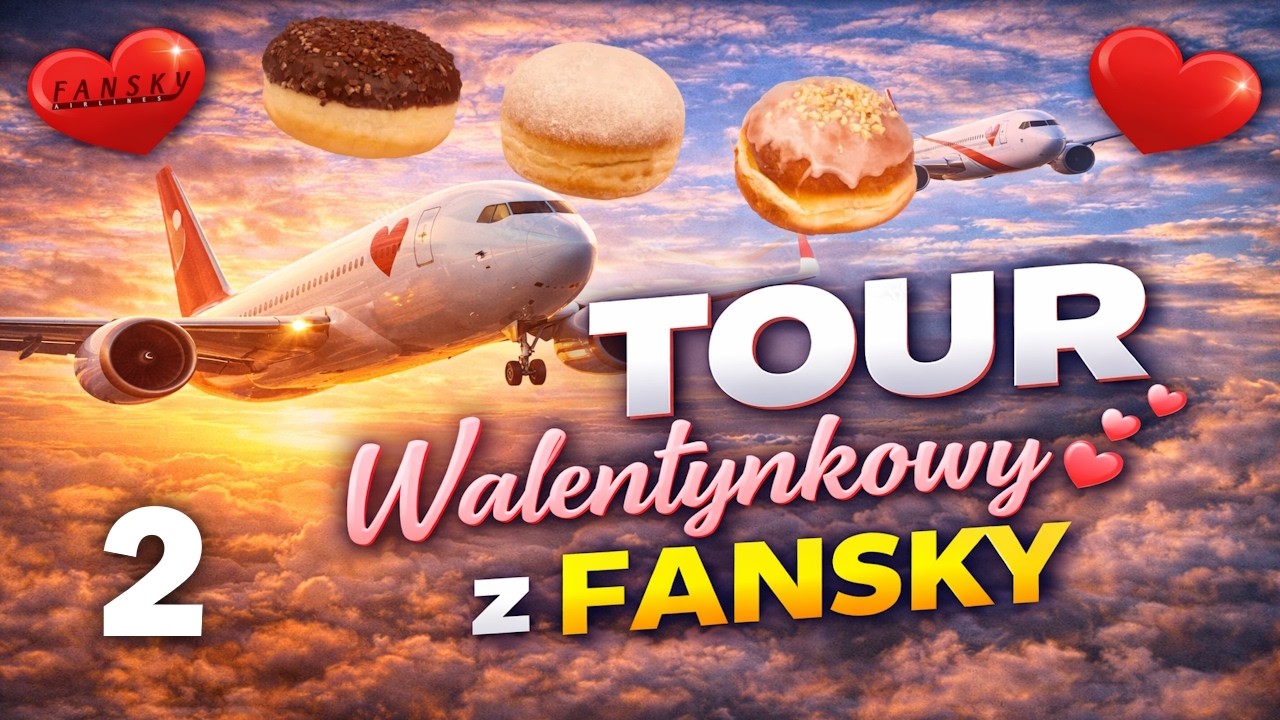 TŁUSTY CZWARTEK z TOUR WALENTYNKOWY❗2❗MSFS2024 z FanSKY