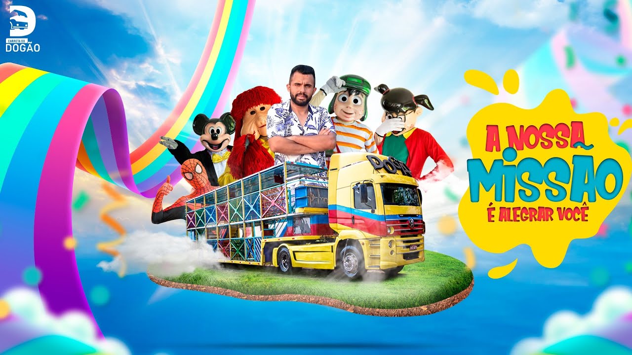 Carreta do Dogão - A Nossa Missão é Alegrar Você! (Lyric 4K)