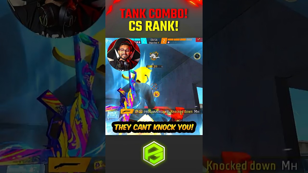 Secret Tank 400HP Combo for CS Rank Push in Garena Freefire🔥l #shorts #freefire | PRI GAMING