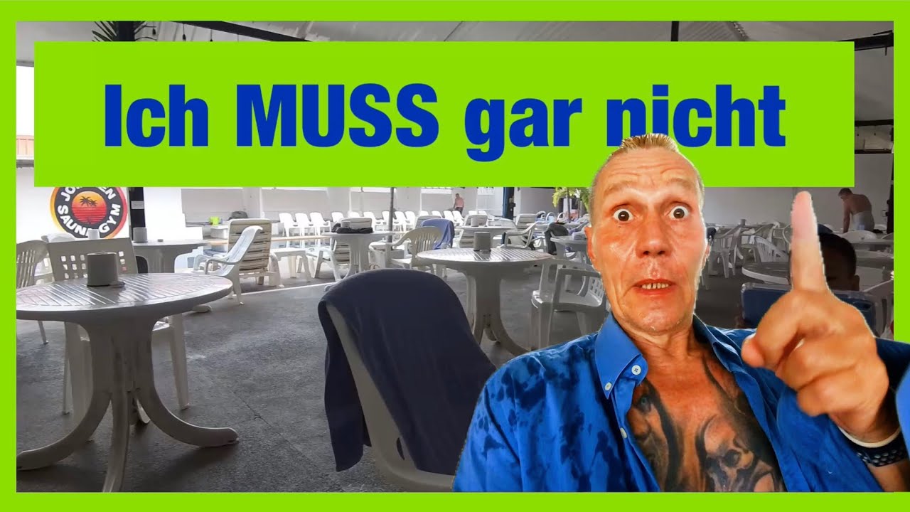 Ich möchte gerne---klinkt doch da schon besser !!!