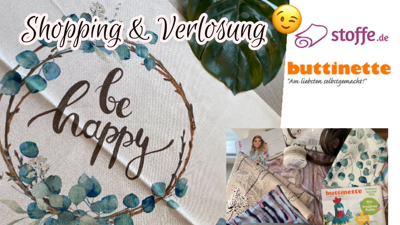 N&auml;hen Trends 2022 | Verlosung 😍 | Buttinette | Stoffe.de | Shopping Haul Ostern & Fr&uuml;hling 🌷🐇 DIY