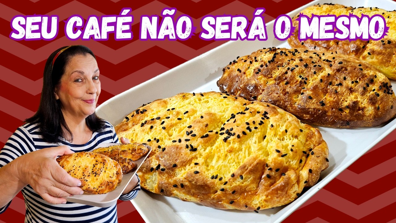 NO MEU CAFÉ DA MANHÃ SÓ TEM ESSE PÃO FOFINHO SEM FARINHA DE TRIGO