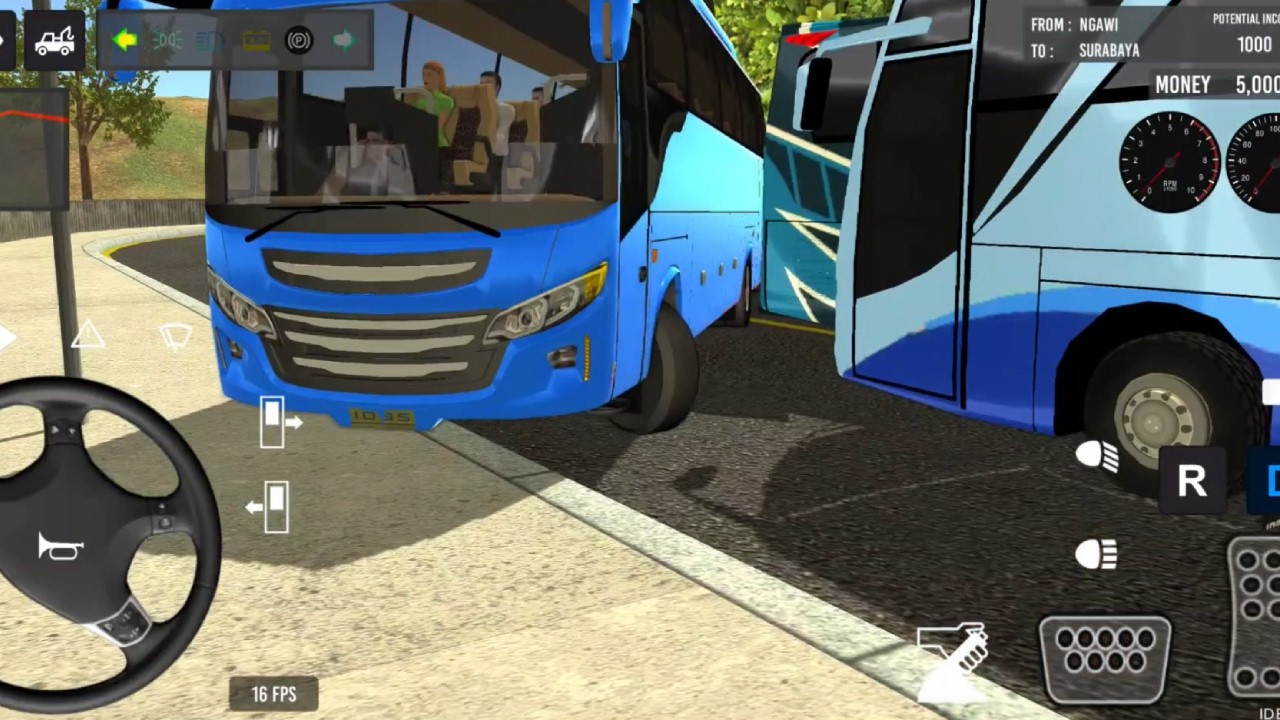 Bus Simulator Indonesia Crash 😱 Bus Climbs Over Car in Traffic! 2026