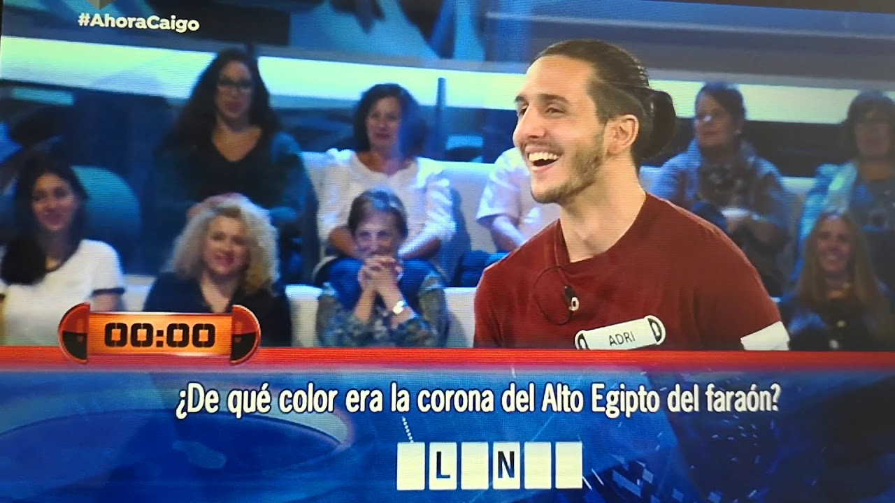 Ahora caigo: Blanco te has quedado muchacho y tienes ganas de contar un chiste.