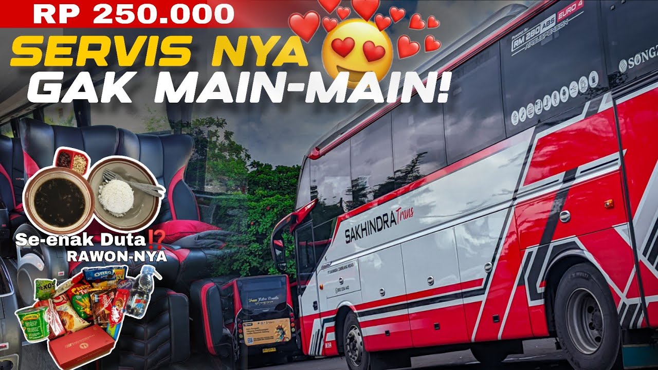 [DENPASAR - SURABAYA] NAIK BUS INI MENANG BANYAK🤩⁉️Trip Penantang Baru New Sakhindra Trans #part2