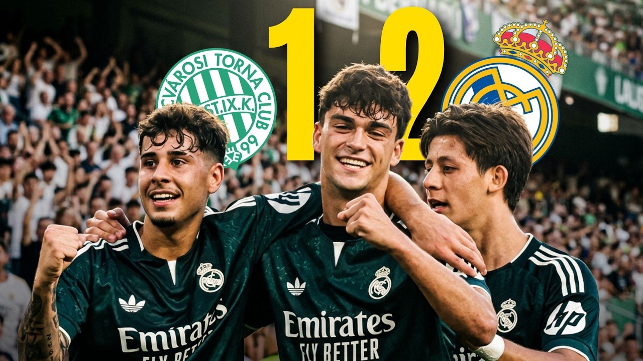 ⚪ Real Madrid sufre pero gana 💥 1-2 al Ferencvaros | Debut y goles 🔥