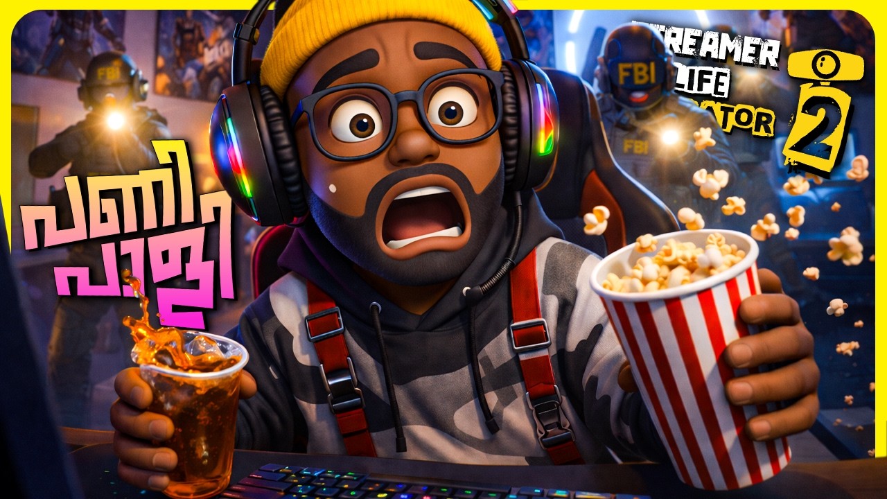 I Got FBI Raided on Day 2 of Streaming 💀 STREAMER LIFE SIMULATOR 2 Malayalam