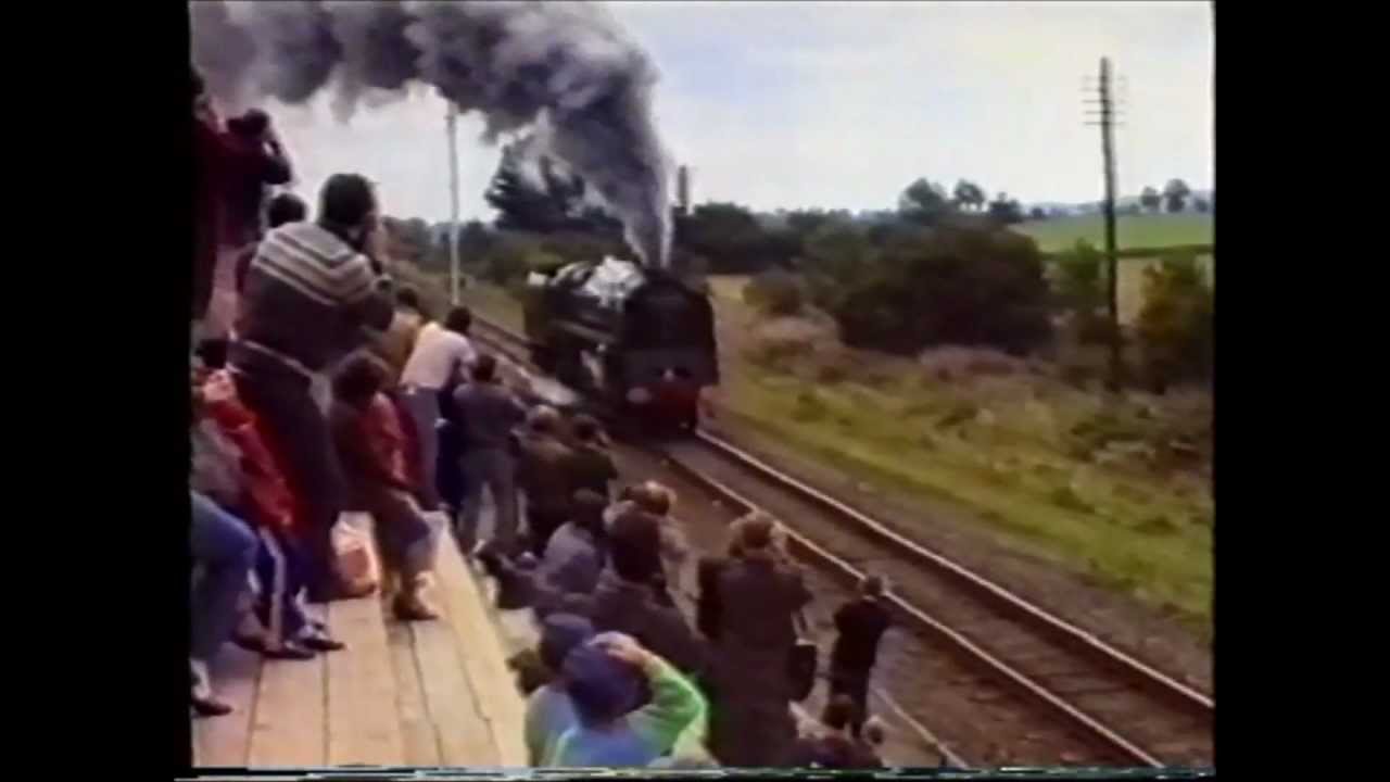71000 Duke of Gloucester sprint from a standing start 1986