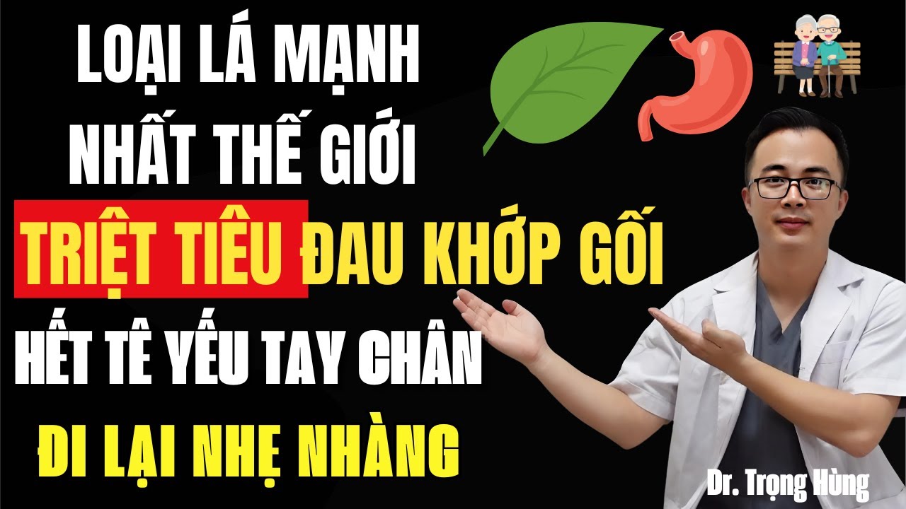 KỲ DIỆU! 1 Lá TIÊU DIỆT ĐAU KHỚP GỐI, TÊ BÌ TAY CHÂN, THOÁI HÓA KHỚP và CỘT SỐNG | BS VŨ TRỌNG HÙNG