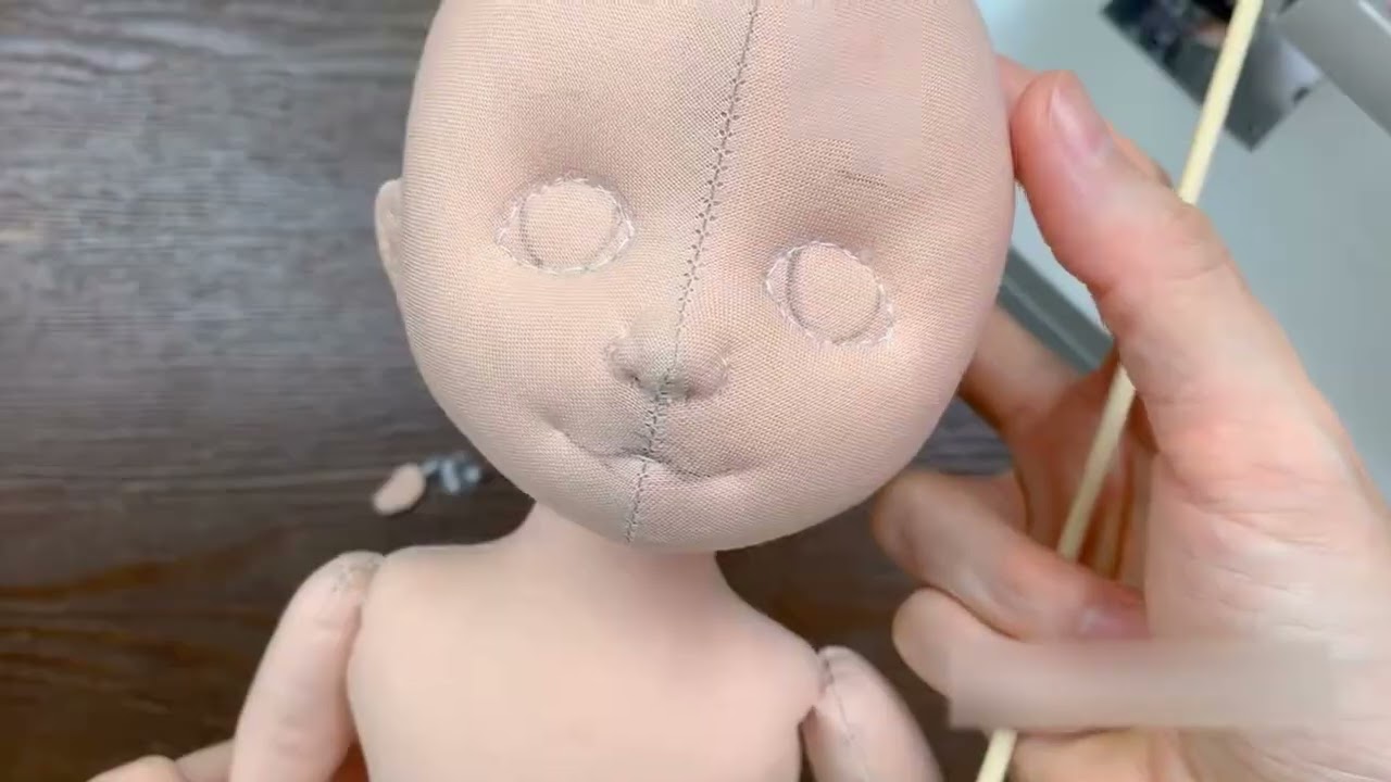 Sewing Doll Ear🧵Cloth Doll Making Tutorial