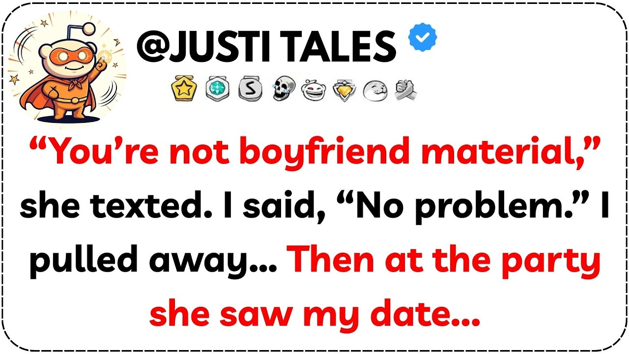 “You’re not boyfriend material,” she texted. I said, “No problem.” I pulled away… Then at the...