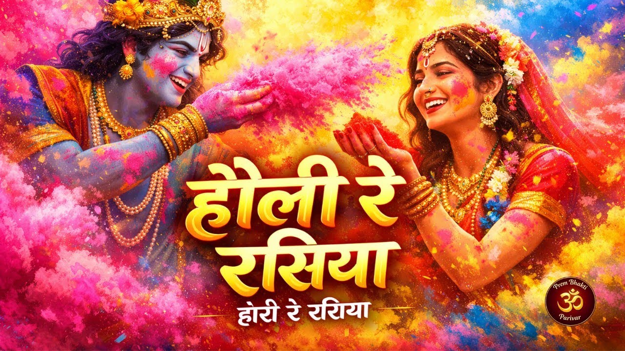 Holi Re Rasiya | Shyam Sang Rang Rachi Radha | Holi Special Bhajan