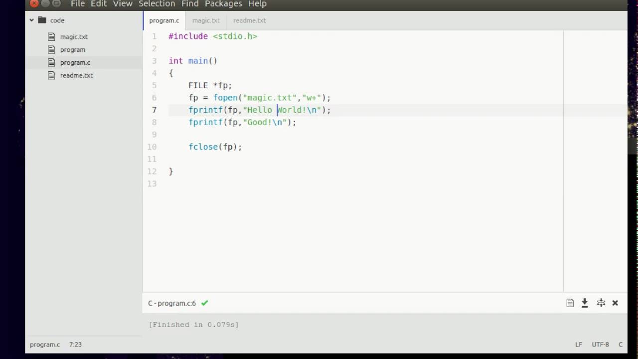 C Programming - append to file