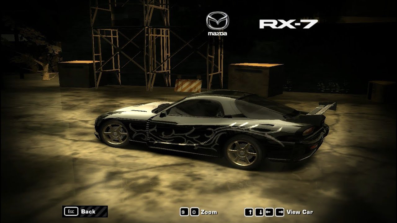 NFS Most Wanted - Mazda RX7 (Junkman Perfomance Test)