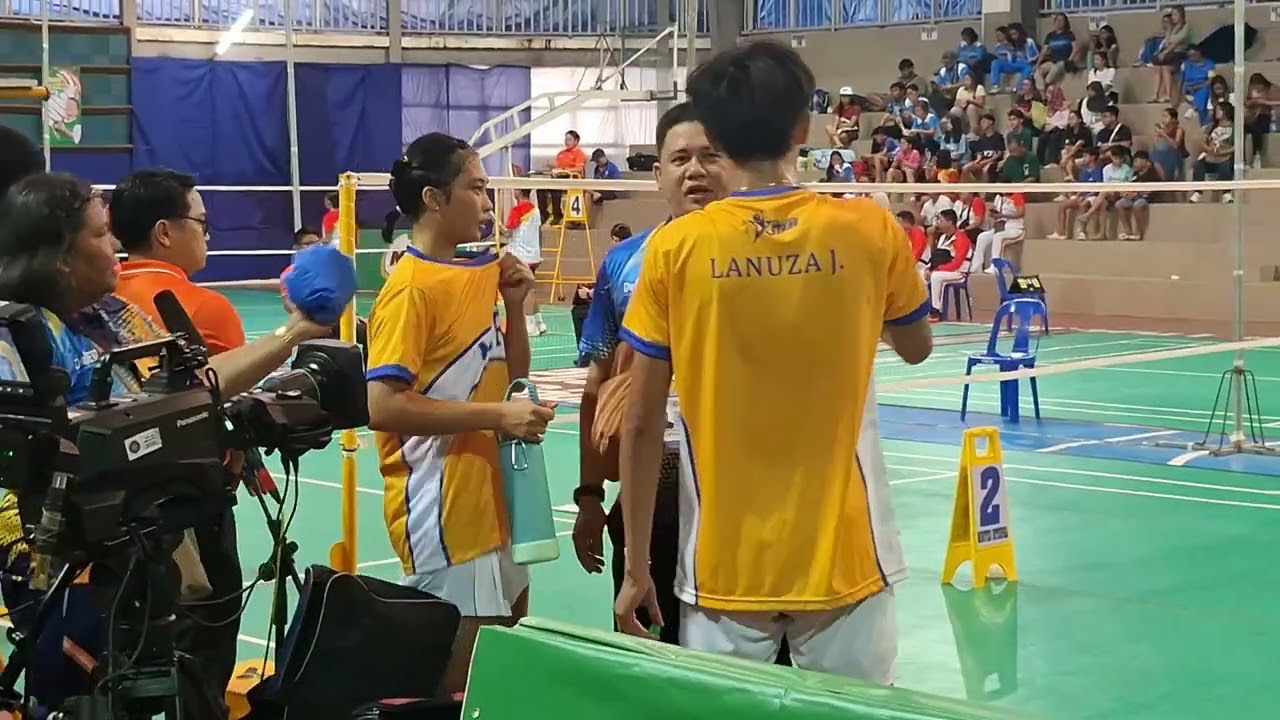 PALARONG PAMBANSA 2025 in Ilocos Norte (Badminton Mixed Doubles Match)