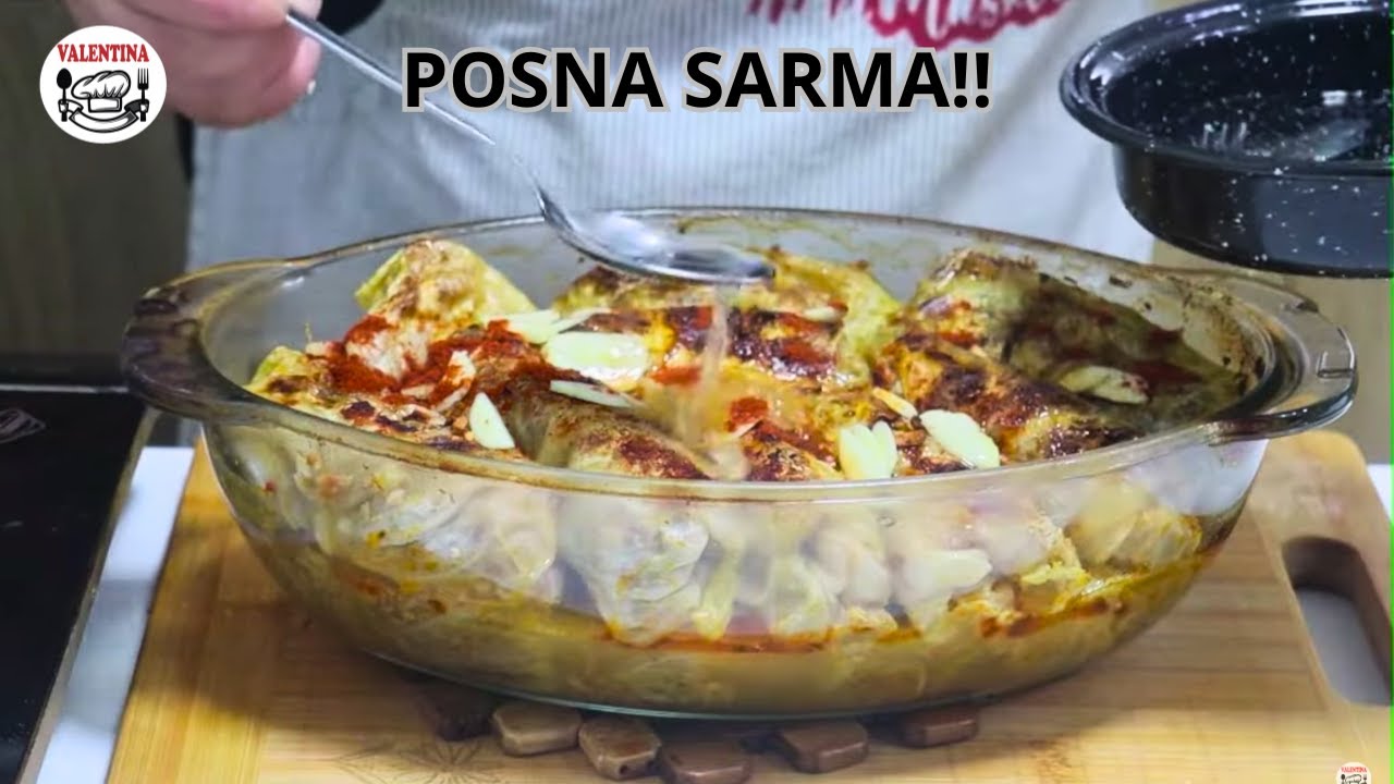 Posna SARMA-Jedna od najukusnijih💥Samo mali trik i ukus ce biti fenomenalan!