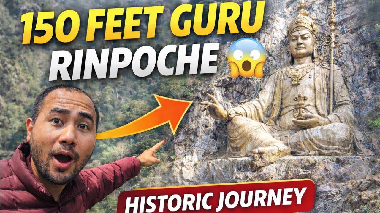 KTM City to World’s Tallest 150ft Guru Rinpoche Carving Site! 😲