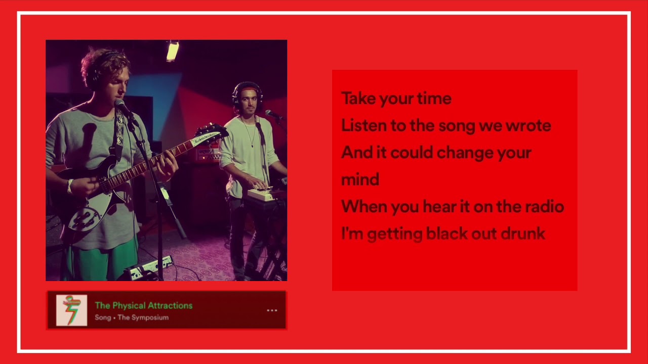 [Lyrics] The Symposium - The Physical Attractions