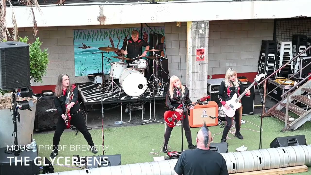 The GLYCEREENS at The Mouse Proof Brewery, Toowoomba, for the Invasive Species Festival 31/01/26