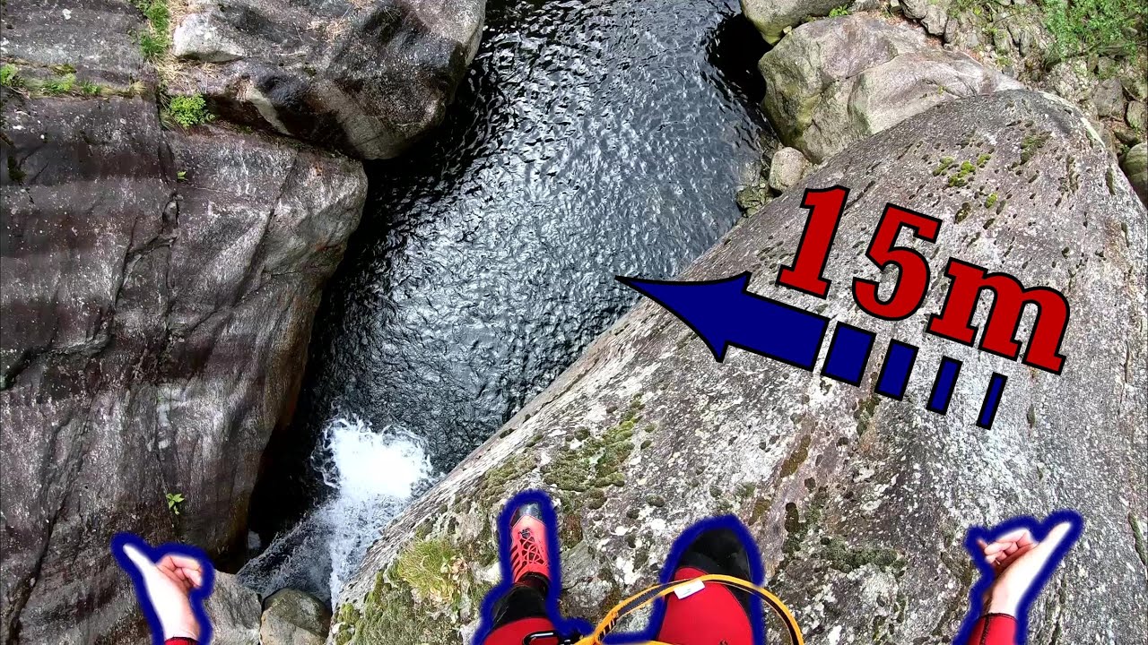 Viele Sprünge... | Canyoning Tessin | Combra Val Malvaglia | beide Abschnitte