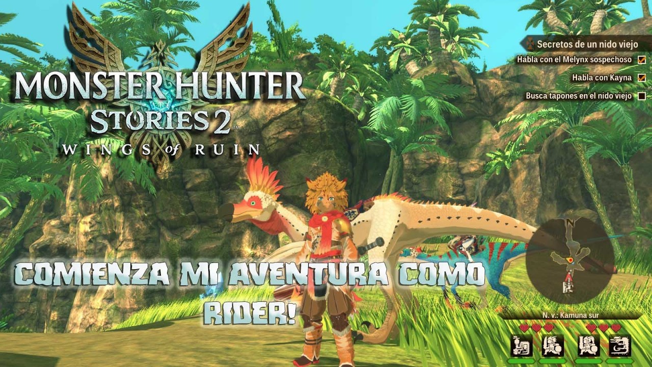 Monster Hunter Stories 2 - Wings of Ruin: Comienza mi camino como RIDER!